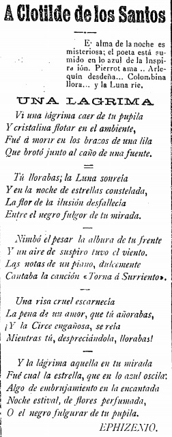 Poema a Clotilde
